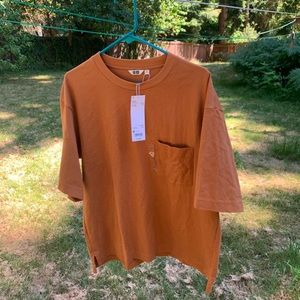 Uniqlo oversized crew neck short sleeve tee